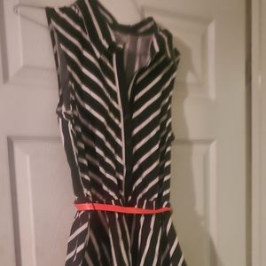 Blue And white summer dress